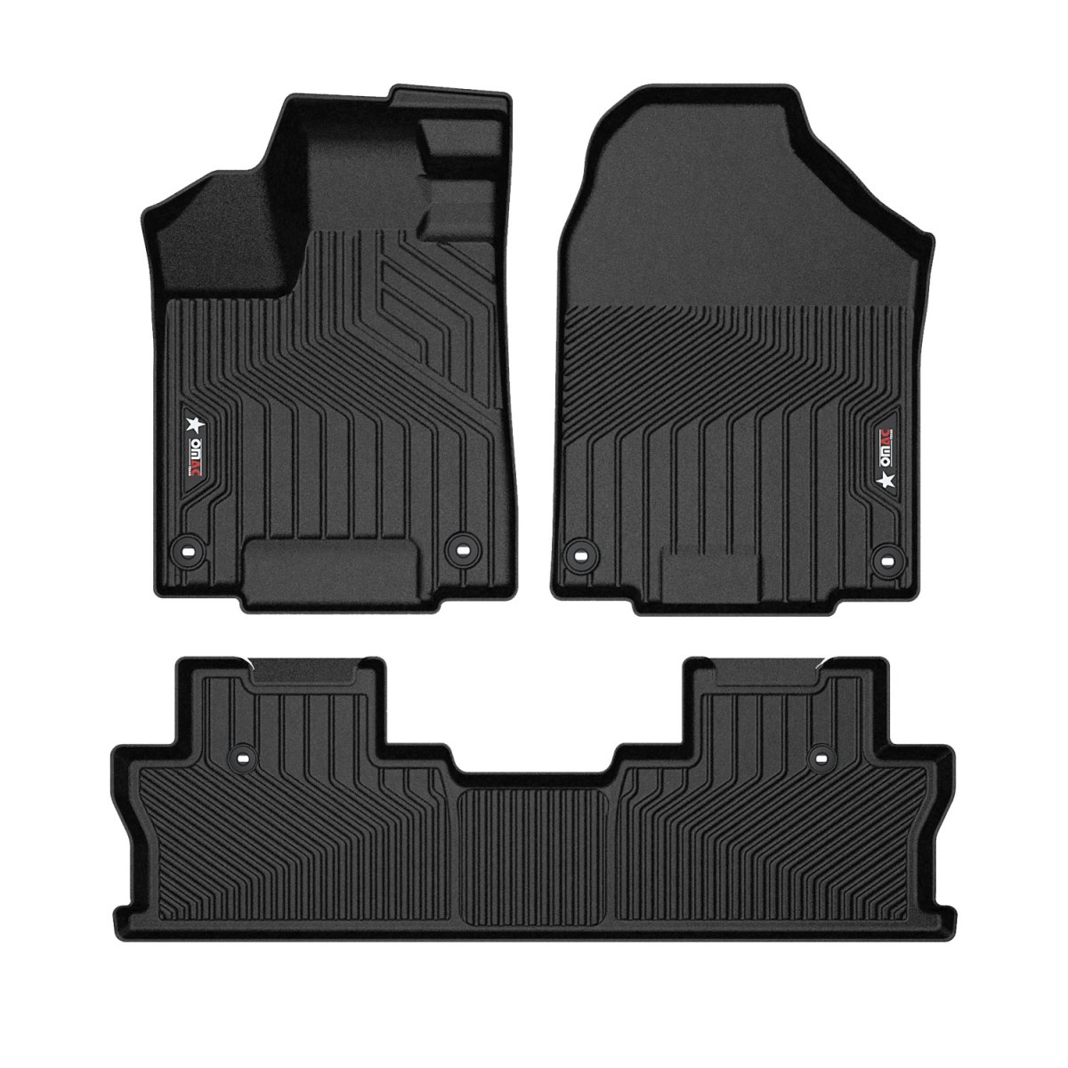 Honda Ridgeline Floor Mats - Front + Rear - Omac - Texan - 2017 Honda Ridgeline Floor Mats - Front + Rear - Omac - Texan - 2017